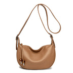 Casual Textured Leather Sling Bag