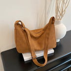 WoSoft Suede Hobo Handbag