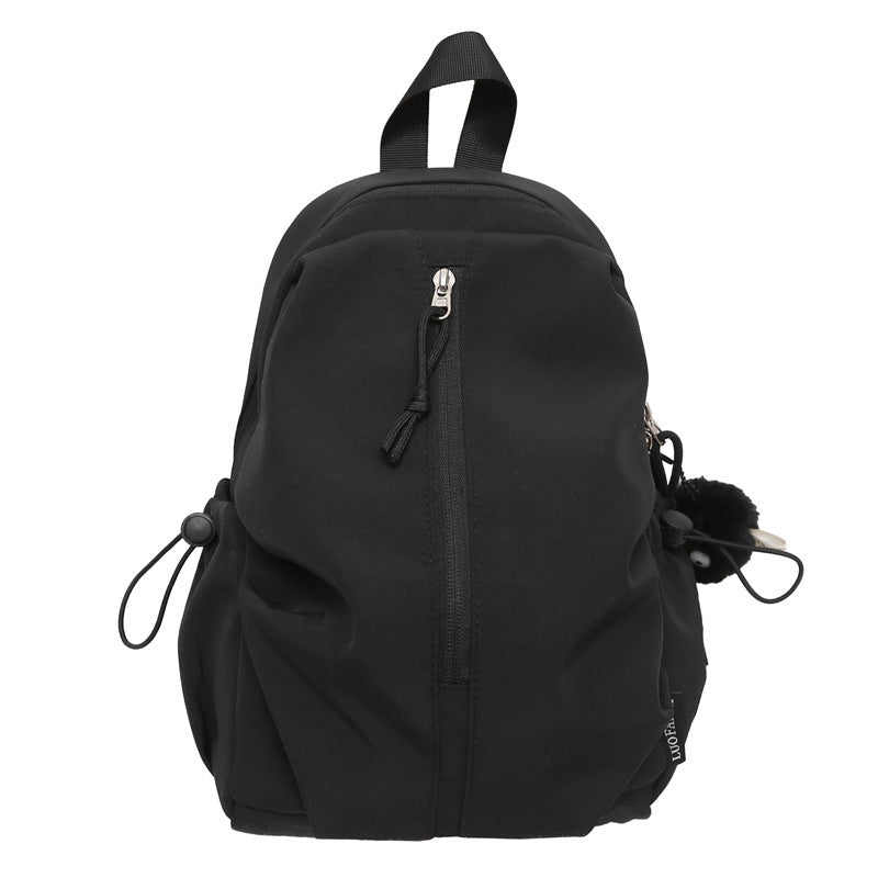Backpack with Charming Animal Pendant and Innovative Storage