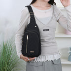 Quilted One-Shoulder Sling Bag