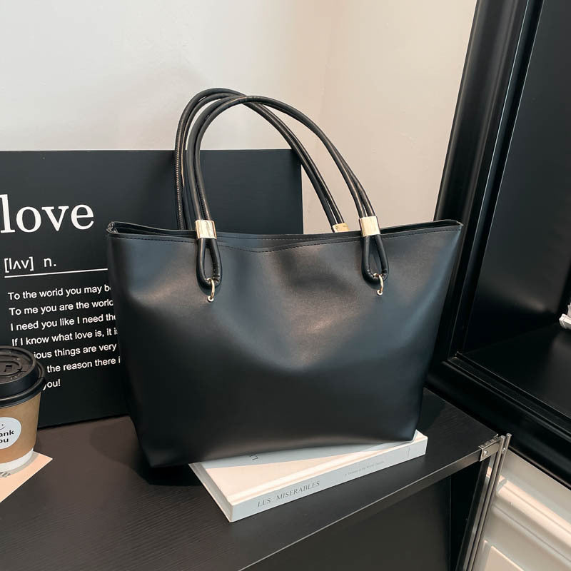 Women elegant tote bag with high-quality carrying handles and practical compartments-https://detail.1688.com/offer/1029530264707.html-Calm Wears-Black-nothing-Calm Wears