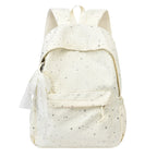 Star-Printed Stylish Backpack