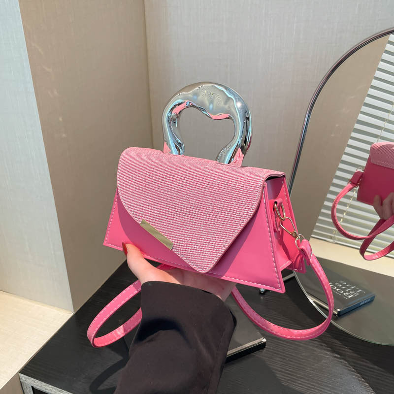 Stylish Geometric Structured Handbag