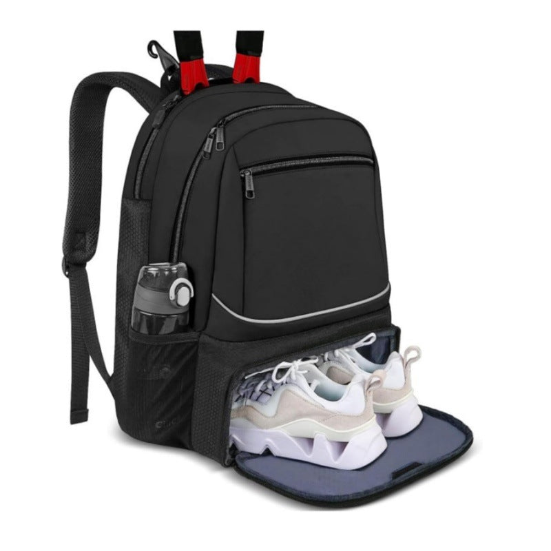 Sport backpack with separate shoe compartment