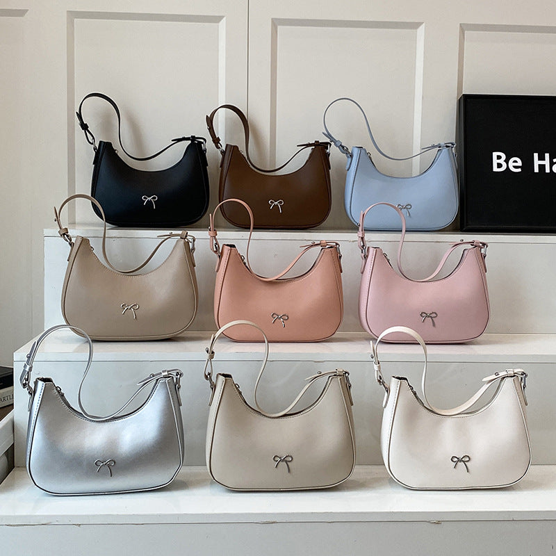 Stylish Bow Detail Shoulder Bag