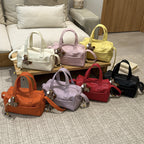 Versatile Leather Mini Handheld Bag