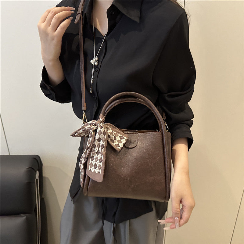 Elegant Bow Accent Handbag