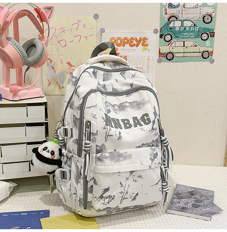 Stylish Travel School Backpack-https://detail.1688.com/offer/1057500818639.html-Calm Wears-Gray-Calm Wears
