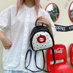 Plush Backpack with Fruity Design and Playful Details