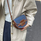 Women’s shoulder bag made of durable denim with leather accents-https://detail.1688.com/offer/968741802907.html-Calm Wears-Braun-nothing-Calm Wears