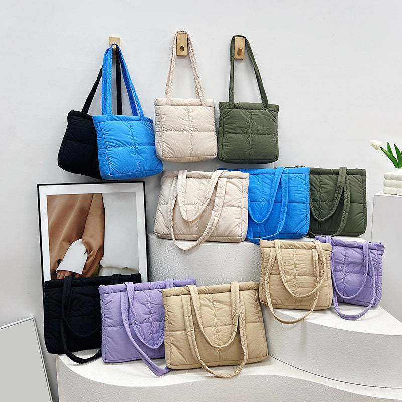 Stylish Quilted Tote Bag Calm Wears