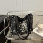 Stylish Bamboo Print Tote Bag