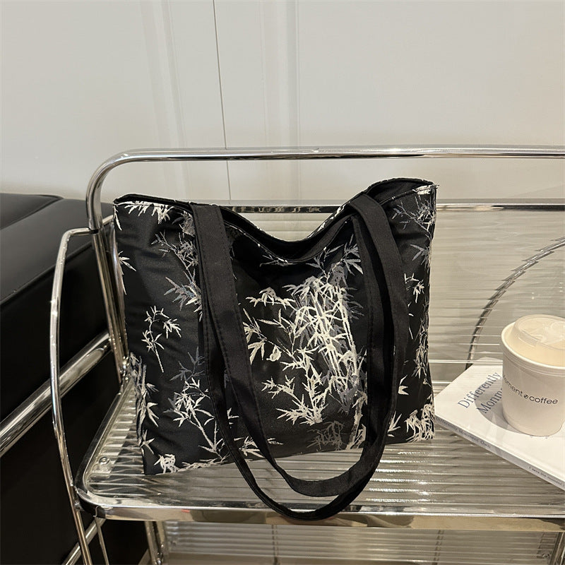 Stylish Bamboo Print Tote Bag