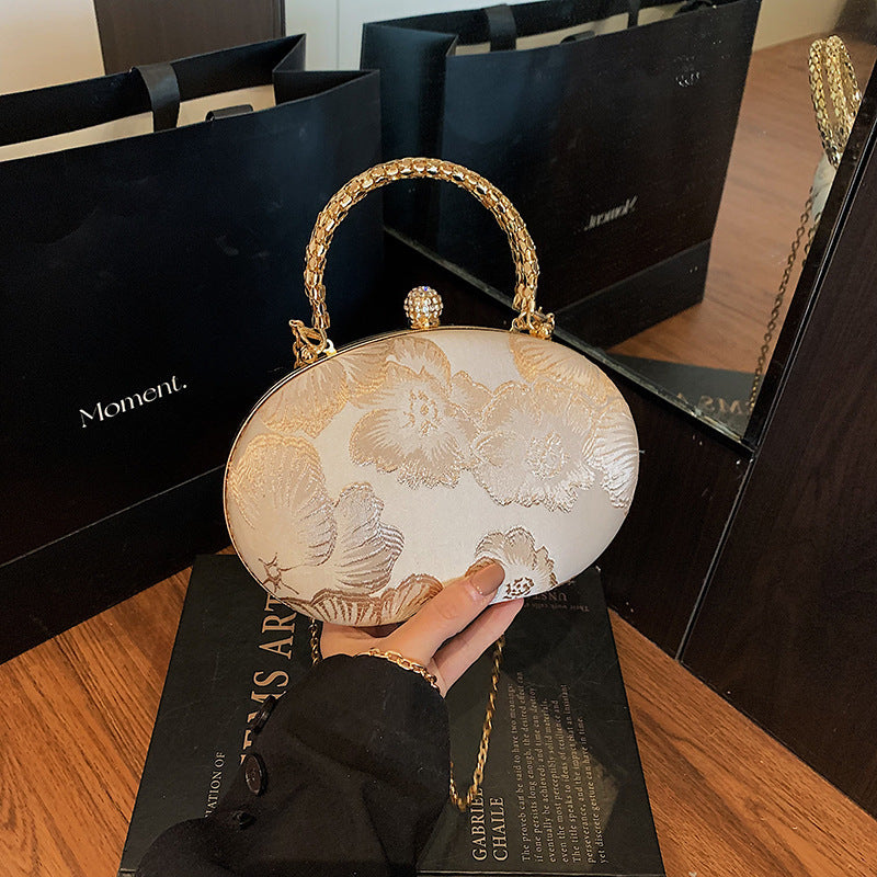 Elegant Floral Evening Clutch
