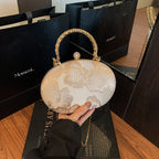 Elegant Floral Evening Clutch