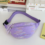 Fashionable waist bag with adjustable strap