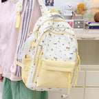 Leisure backpack with charming design and practical compartments