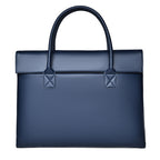 Elegant Structured Leather Office Tote Bag