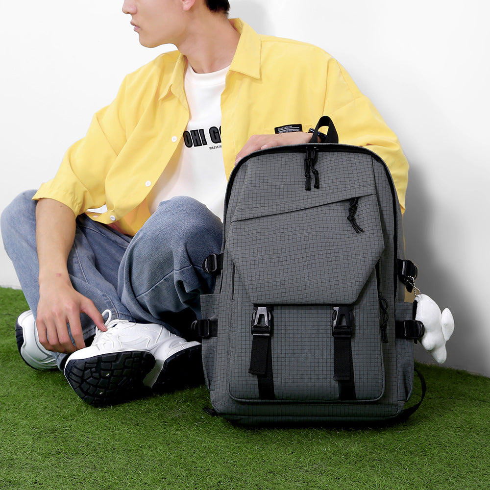 Everyday backpack with multiple functional compartments