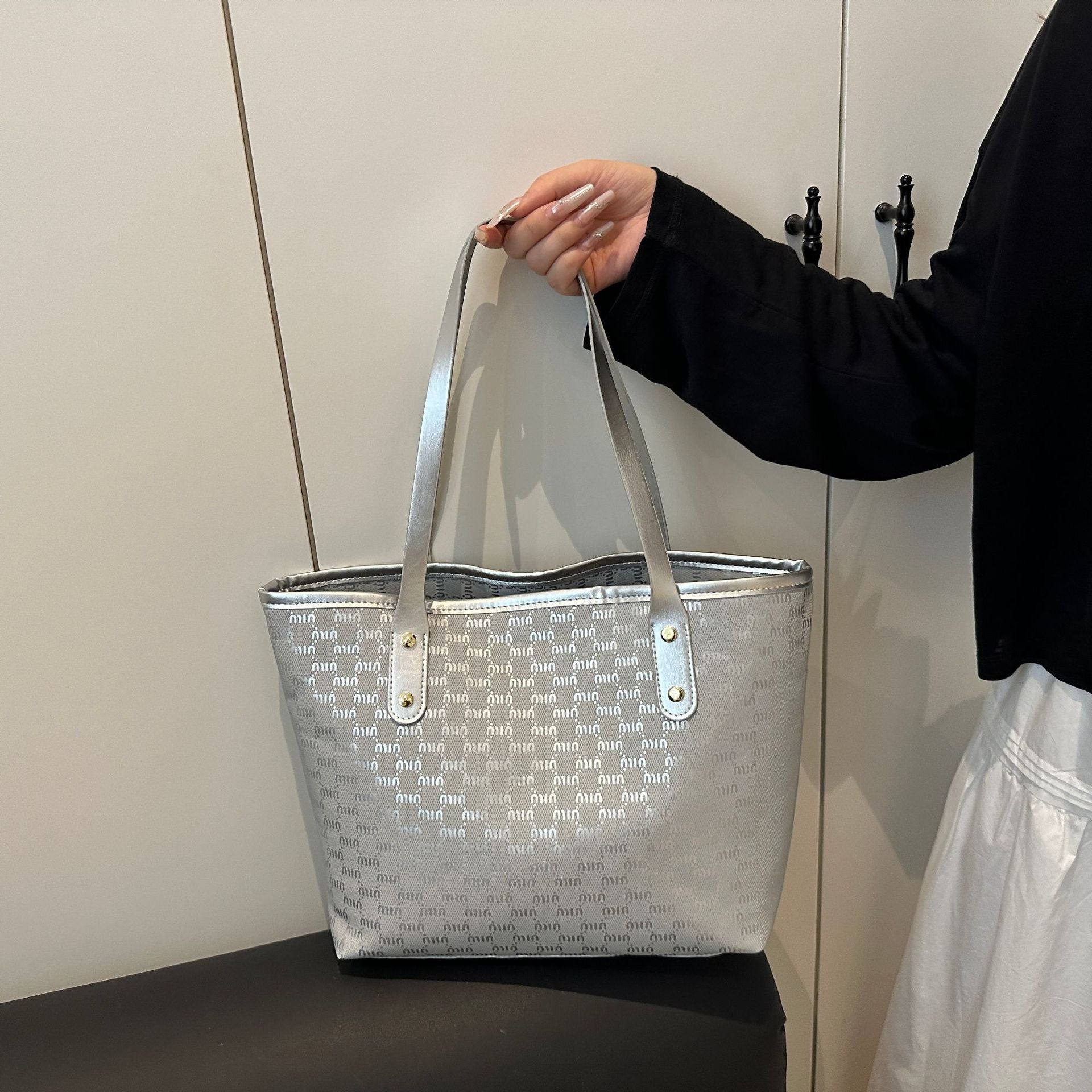 Classic Textured Tote Bag