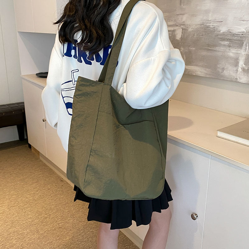 Women's casual tote bag with spacious design and practical inner pockets-https://detail.1688.com/offer/812304993107.html-Calm Wears-Black-nothing-Calm Wears
