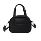 Women's mini handbag with playful animal charm