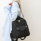 Quilted Fashion Backpack Calm Wears