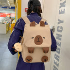 Backpack with Cute Animal Motif