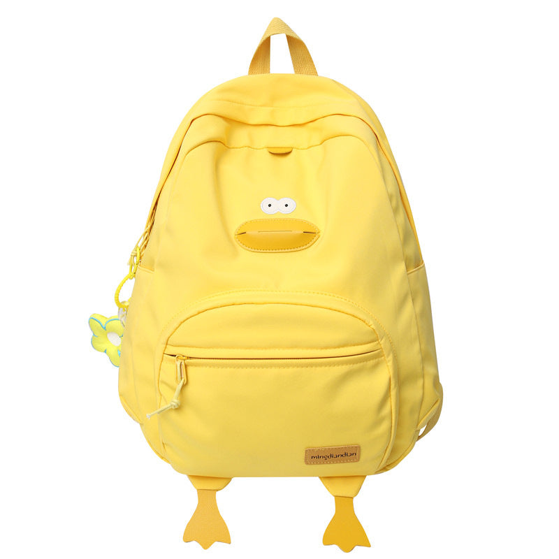 Cute Animal-Themed School Backpack-https://detail.1688.com/offer/852101104624.html-Calm Wears-Yellow-Calm Wears