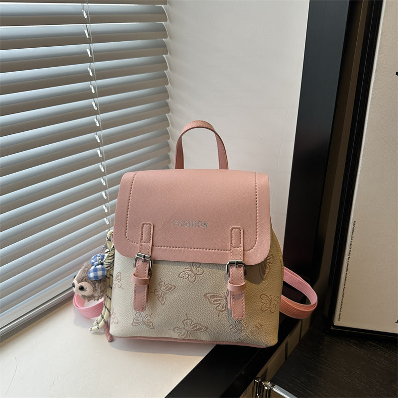 Stylish Butterfly Pattern Mini Backpack