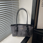 Ladies elegant tote bag with textured material-https://detail.1688.com/offer/1047988079786.html-Calm Wears-Black-nothing-Calm Wears