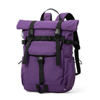 Urban Backpack with Flexible Roll Closure and Versatile Compartments