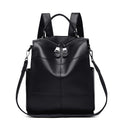 Versatile Multi-Functional Leather Backpack