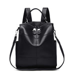 Versatile Multi-Functional Leather Backpack