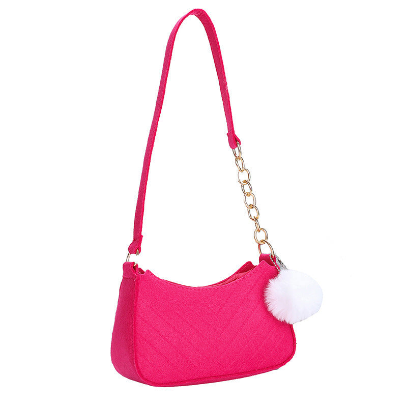 WoStylish Faux Fur Mini Handbag