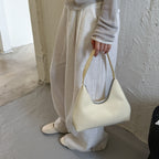 Textured Hobo Shoulder Bag