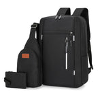 Multi-Functional Tech Backpack with Detachable Sling Bag