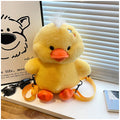 Plush Duck Shaped Backpack