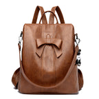 Stylish Bow-Accented Backpack