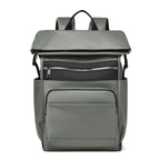 Multi-Functional Roll-Top Backpack with External Pockets Calm Wears
