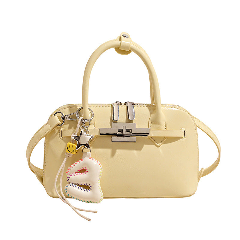 Women's Mini Handbag with Removable Pendant