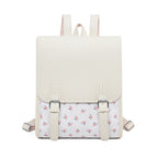 Floral Print Structured Backpack Calm Wears