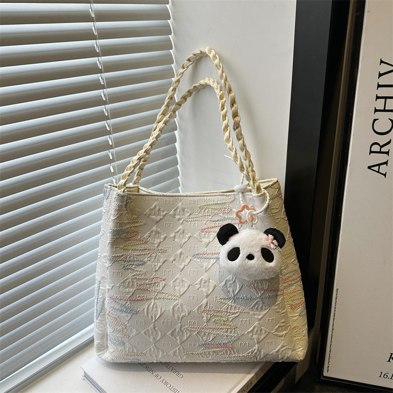 Quilted Decorative Shoulder Bag