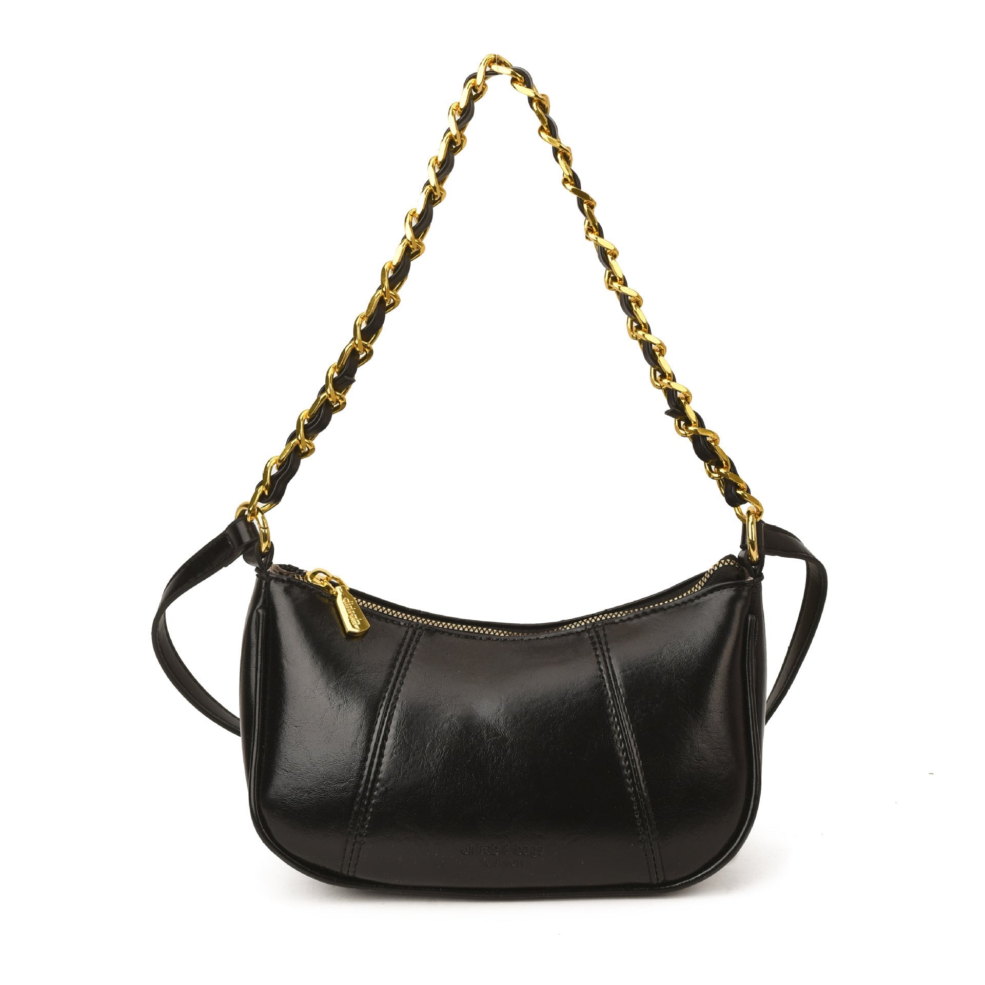 Women's shoulder bag with elegant chain accent-https://detail.1688.com/offer/1011424470777.html-Calm Wears-Braun-nothing-Calm Wears