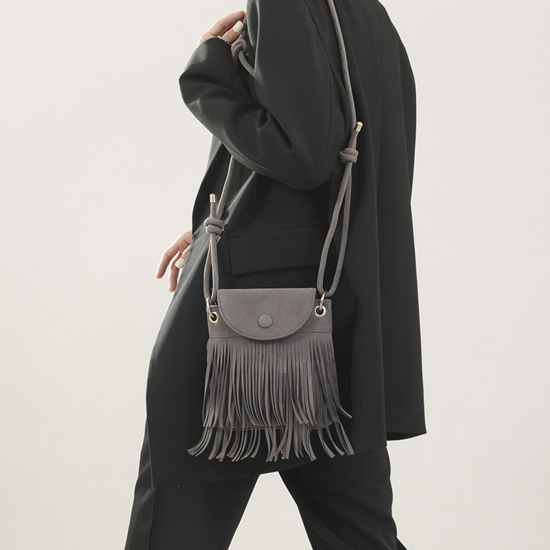 Bohemian Fringe Crossbody Bag