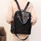 Fashionable Leather Backpack Calm Wears