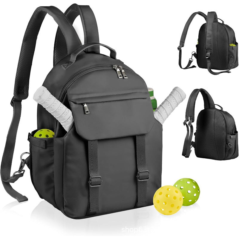 Sport backpack with special compartments for sports equipment
