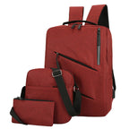 Versatile Three-Piece Functional Backpack Set Calm Wears