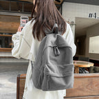 Backpack with Structured Design and Practical Front Pockets