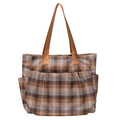 WoSpacious Plaid Utility Tote Bag
